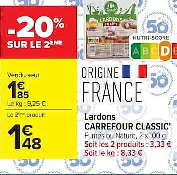 -20% SUR LE 2ÈME