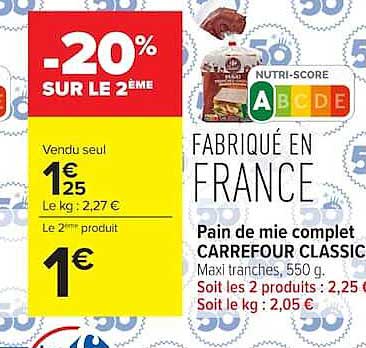 -20% SUR LE 2ÈME