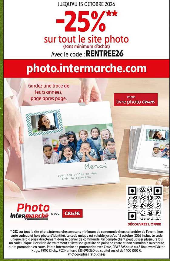 -25%** sur tout le site photo