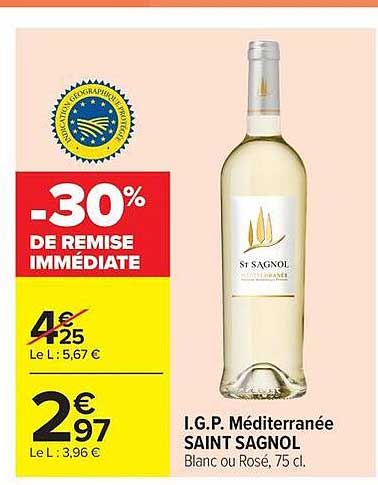 -30% DE REMISE IMMÉDIATE