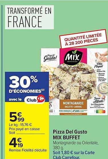 30% D'ÉCONOMIES(2) avec le Club Carrefour