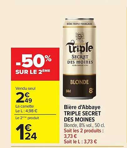 -50% SUR LE 2ème