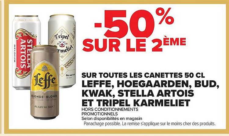 -50% SUR LE 2ÈME