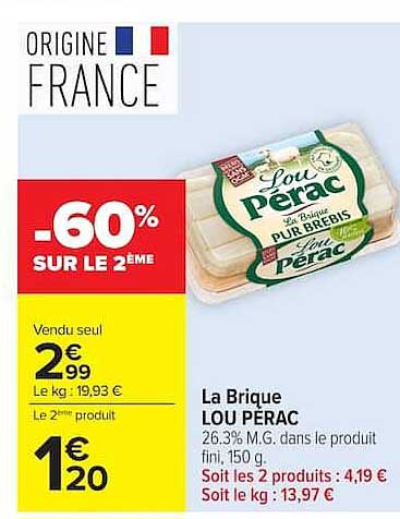 -60% SUR LE 2ÈME