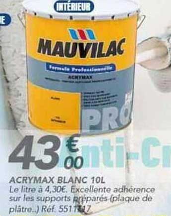 ACRYMAX BLANC 10L