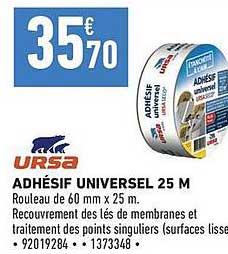 ADHÉSIF UNIVERSEL 25 M