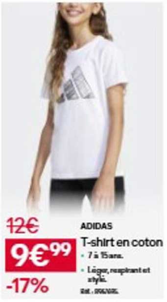 ADIDAS T-shirt en coton