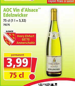 AOC Vin d'Alsace Edelzwicker