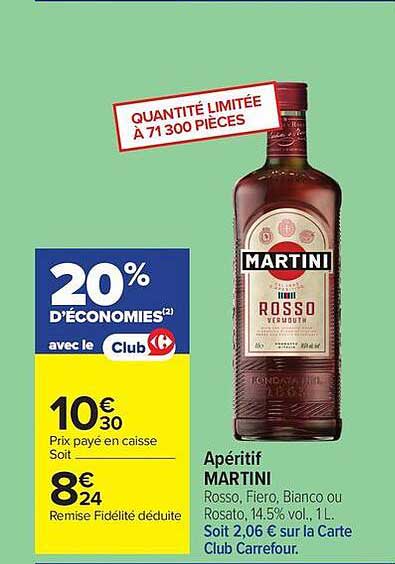 Apéritif MARTINI