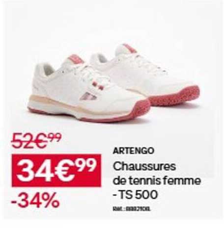 ARTENGO Chaussures de tennis femme - TS 500