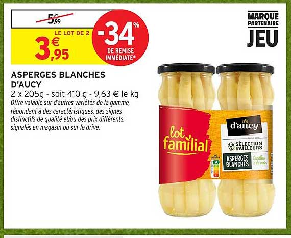 ASPERGES BLANCHES D'AUCY