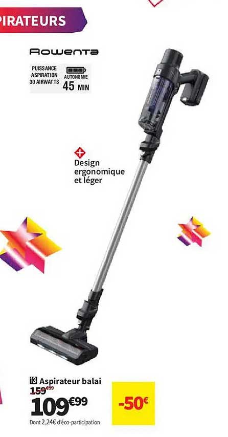 Aspirateur balai