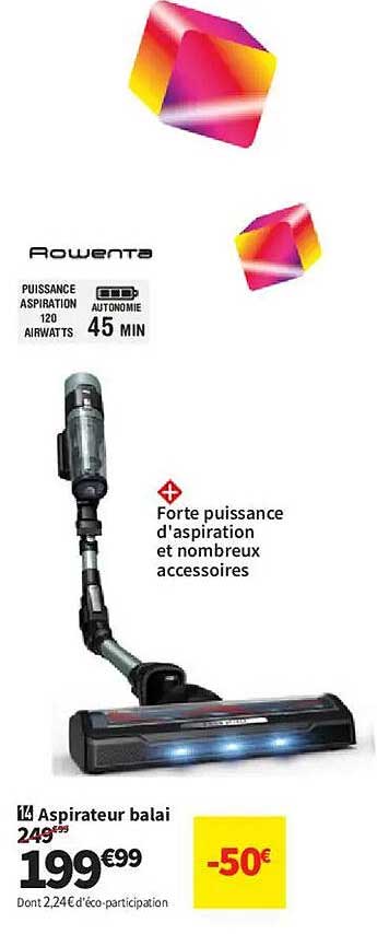 Aspirateur balai