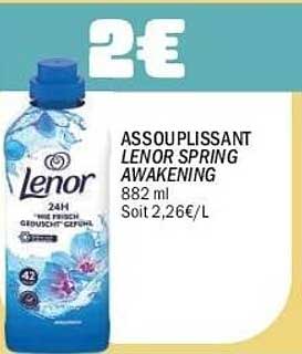 ASSOUPLISSANT LENOR SPRING AWAKENING 882 ml Soit 2,26€/L