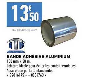 BANDE ADHÉSIVE ALUMINIUM