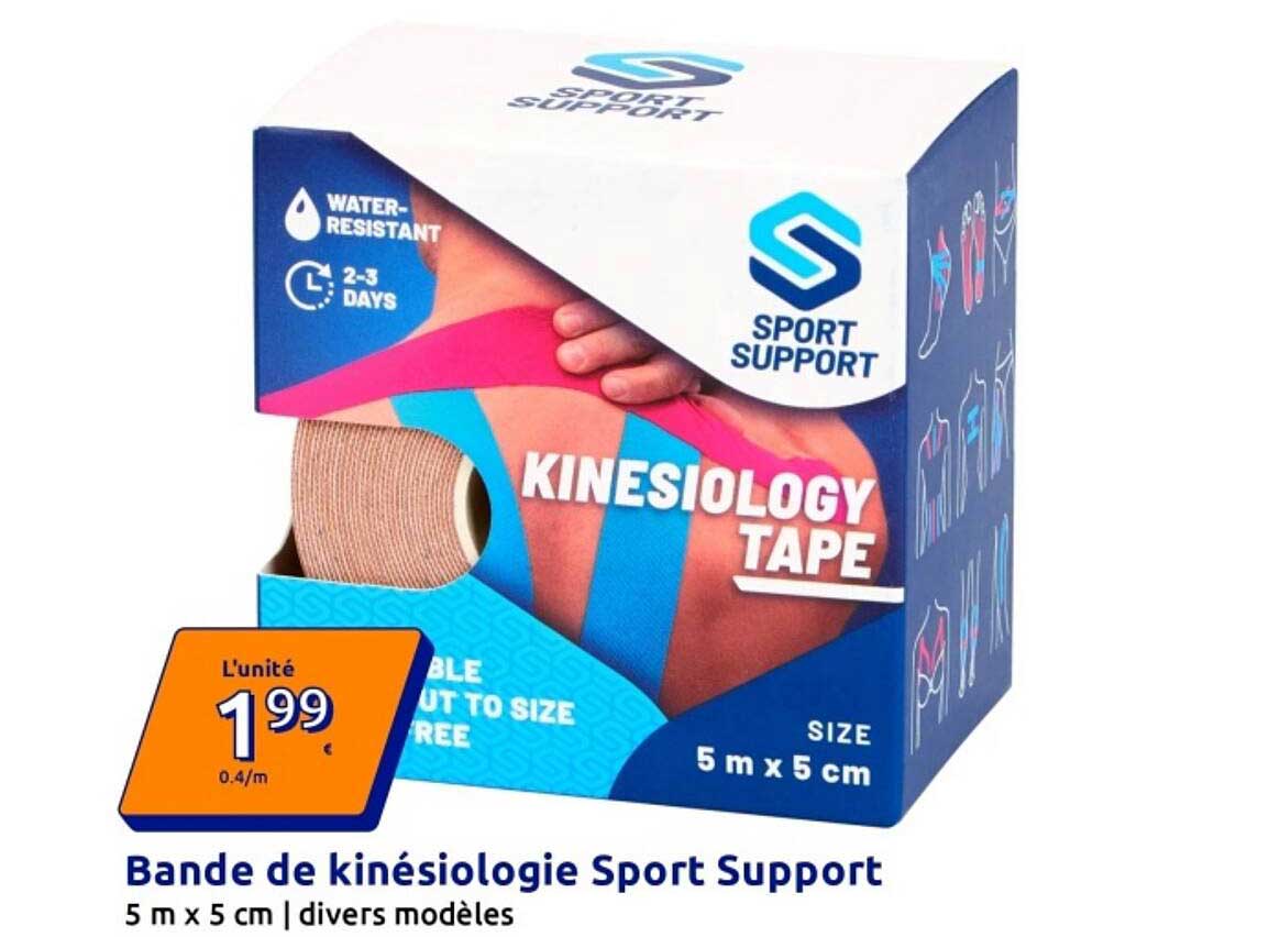 Bande de kinésiologie Sport Support