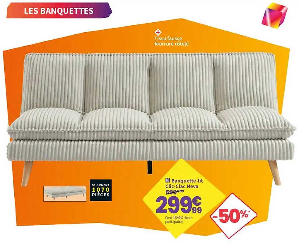 Banquette-lit Clic-Clac Neva