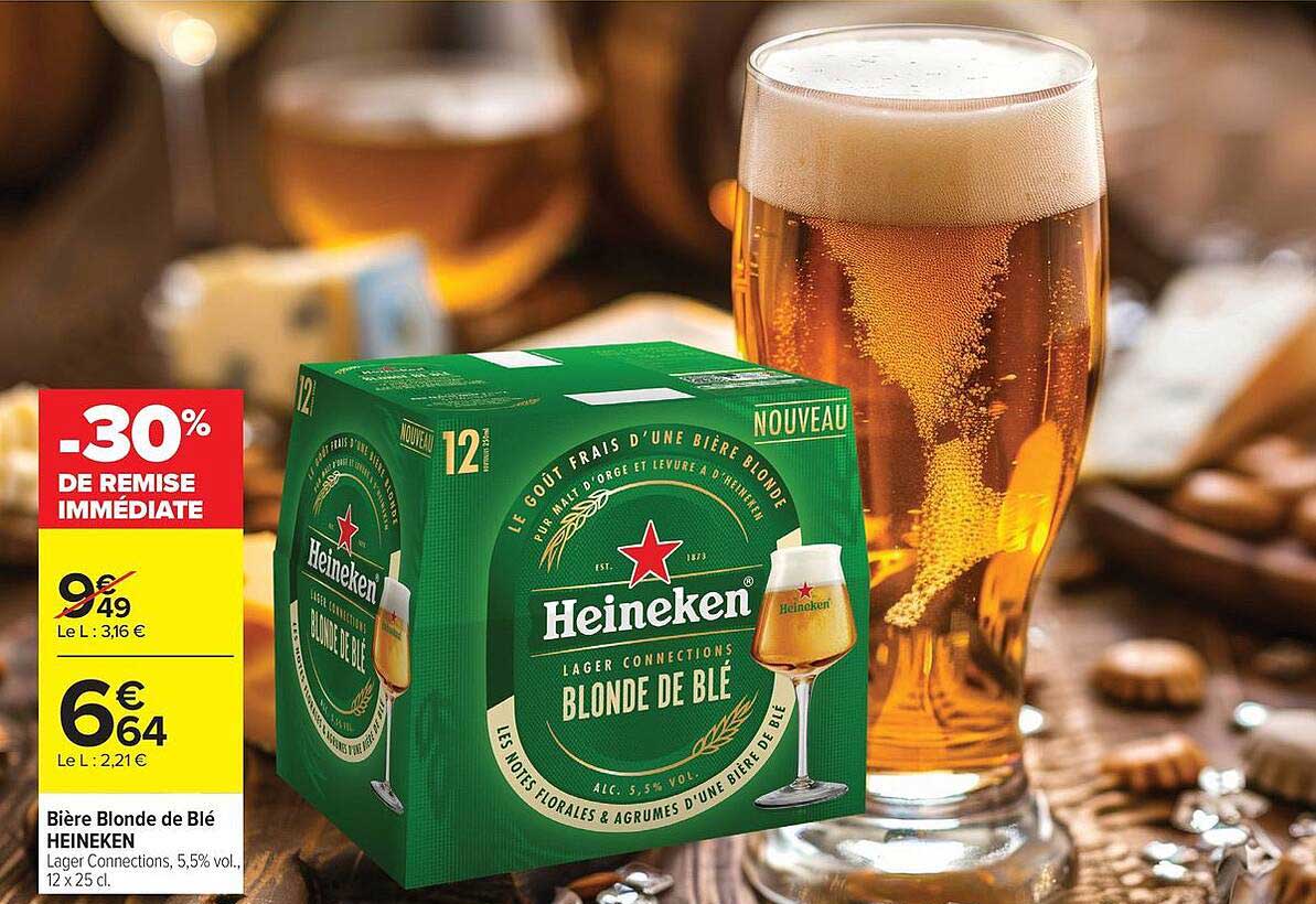Bière Blonde de Blé HEINEKEN