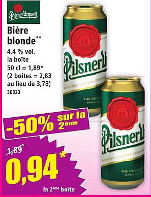 Bière blonde**
