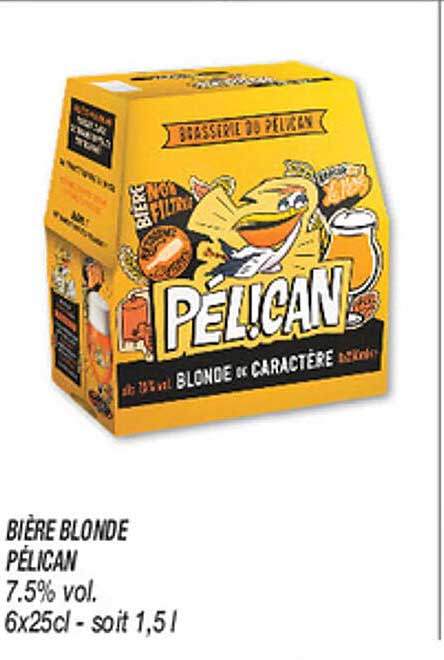 BIÈRE BLONDE PÉLICAN