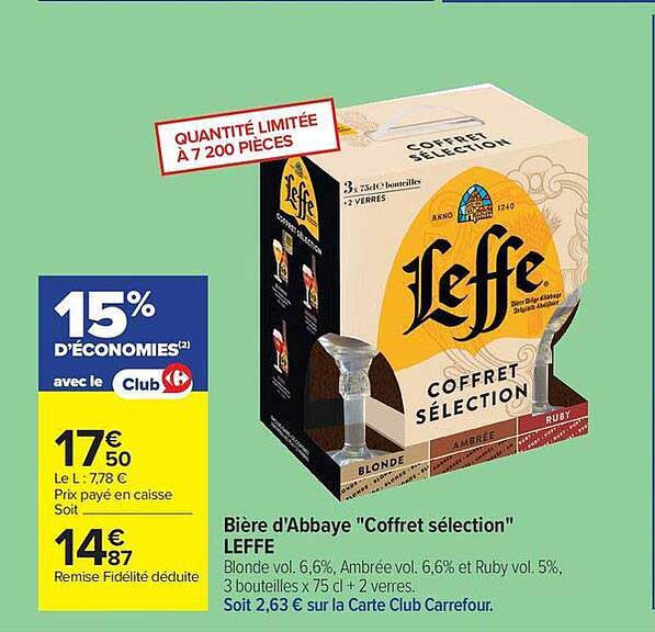 Bière d'Abbaye "Coffret sélection" LEFFE