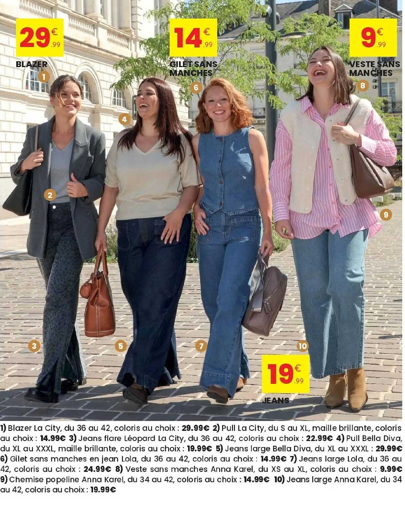 Blazer La City, du 36 au 42, coloris au choix