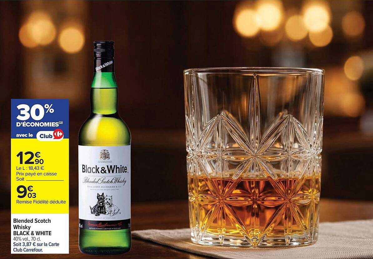 Blended Scotch Whisky BLACK & WHITE