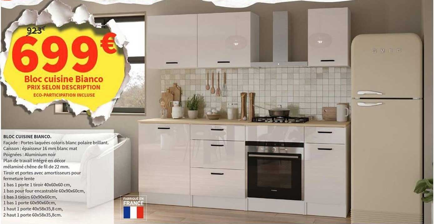 Bloc cuisine Bianco