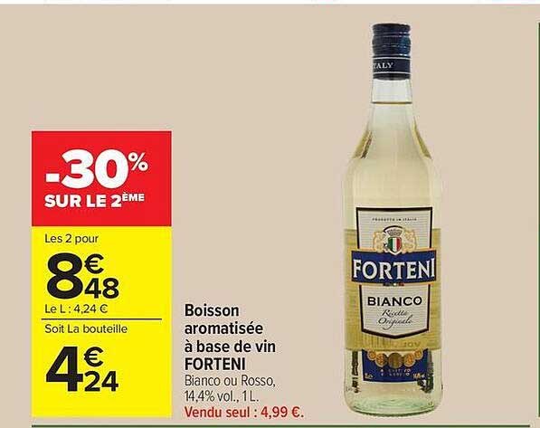 Boisson aromatisée à base de vin FORTENI
