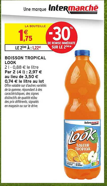BOISSON TROPICAL LOOK