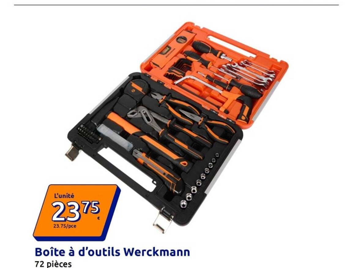 Boîte à outils Werckmann 72 pièces