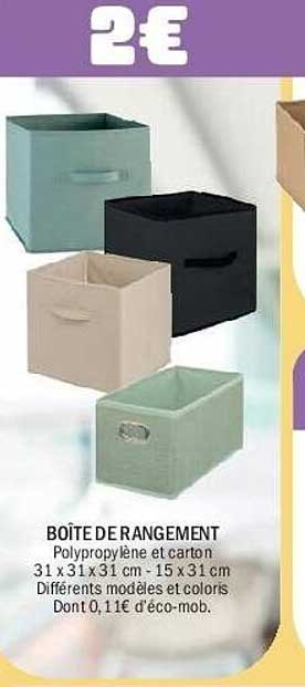 BOÎTE DE RANGEMENT