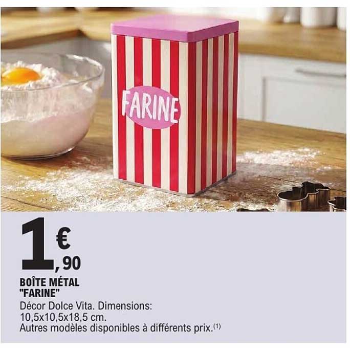 BOÎTE MÉTAL "FARINE"