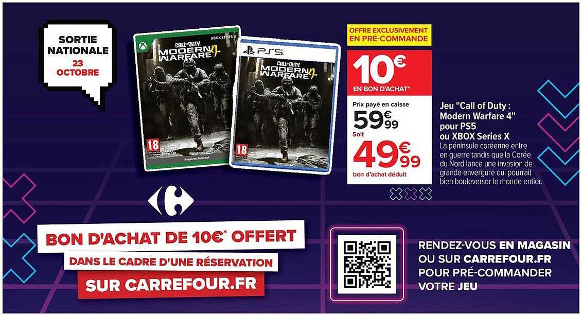 BON D'ACHAT DE 10€* OFFERT