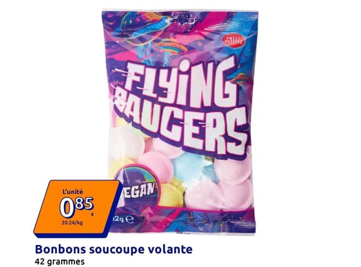 Bonbons soucoupe volante 42 grammes