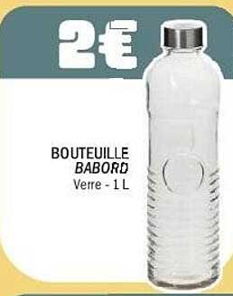 BOUTEILLE BABORD Verre - 1 L