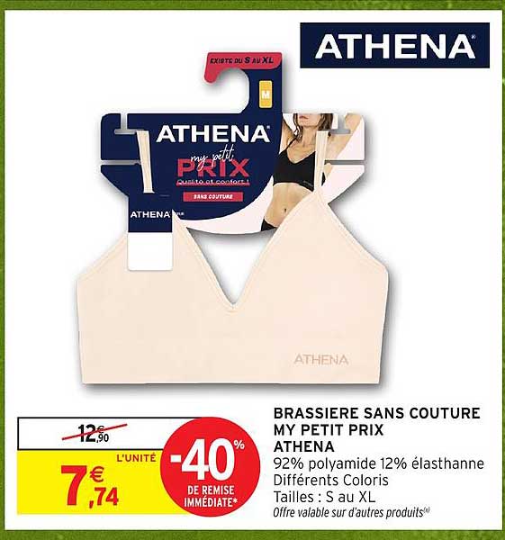 BRASSIERE SANS COUTURE MY PETIT PRIX ATHENA