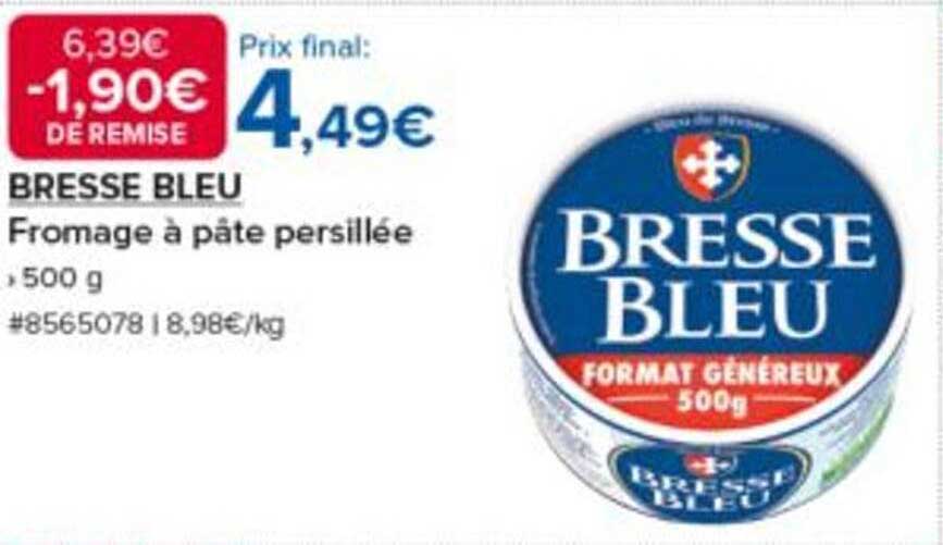 BRESSE BLEU Fromage à pâte persillée 500 g