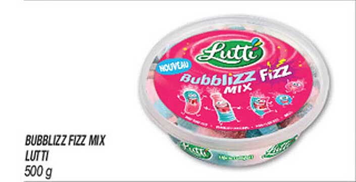BUBBLIZZ FIZZ MIX LUTTI 500 g