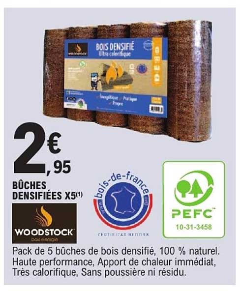 BÛCHES DENSIFIÉES X5(1)