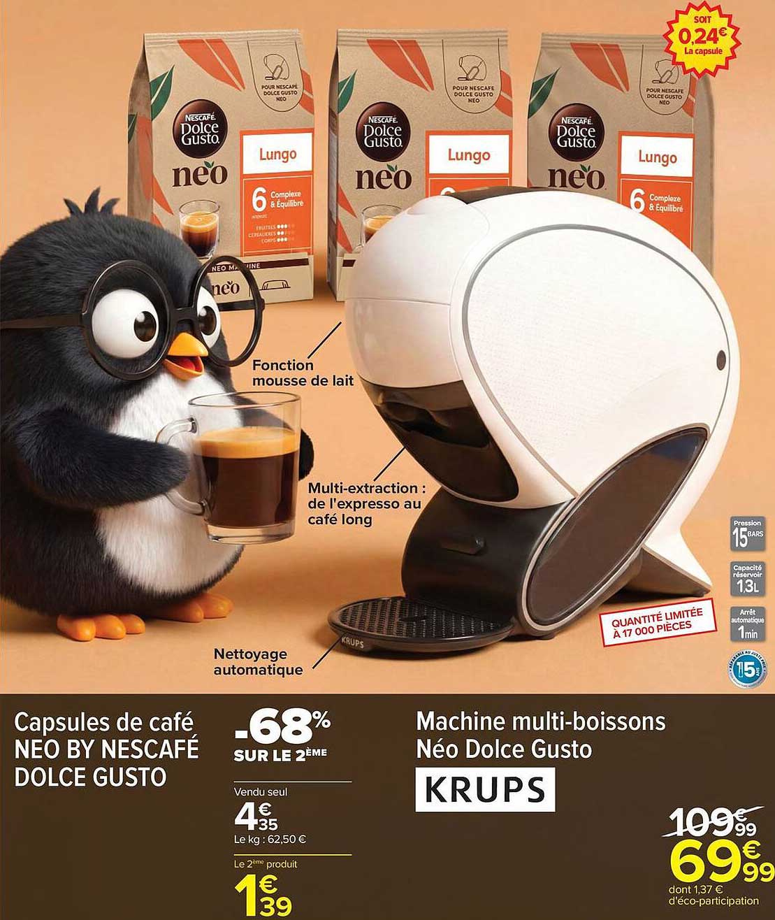 Capsules de café NEO BY NESCAFÉ DOLCE GUSTO
