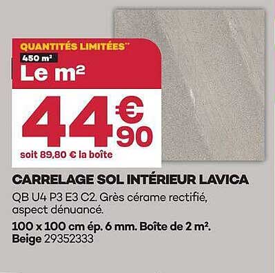 CARRELAGE SOL INTÉRIEUR LAVICA
