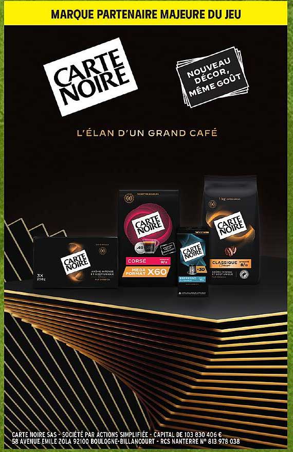 CARTE NOIRE