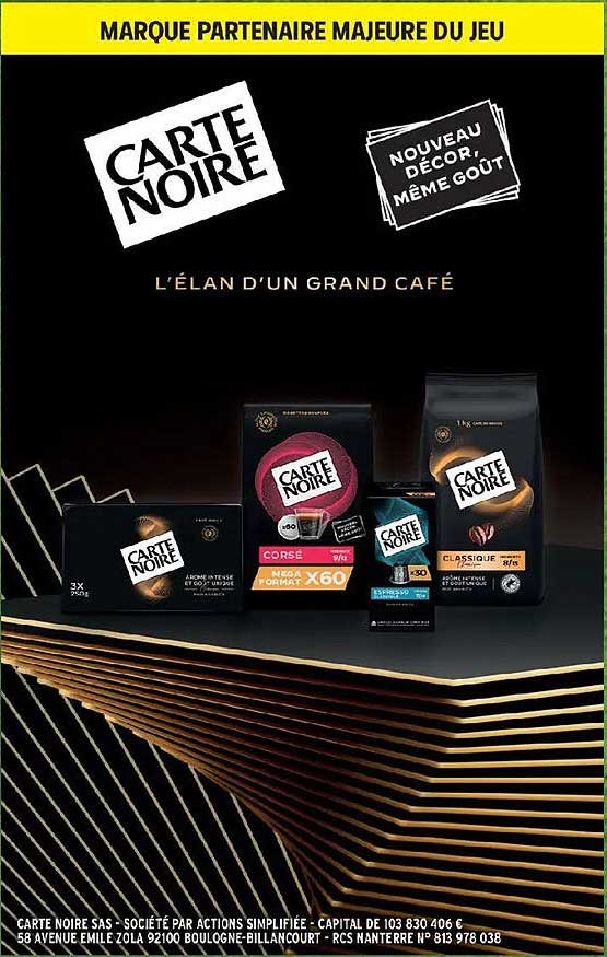 CARTE NOIRE