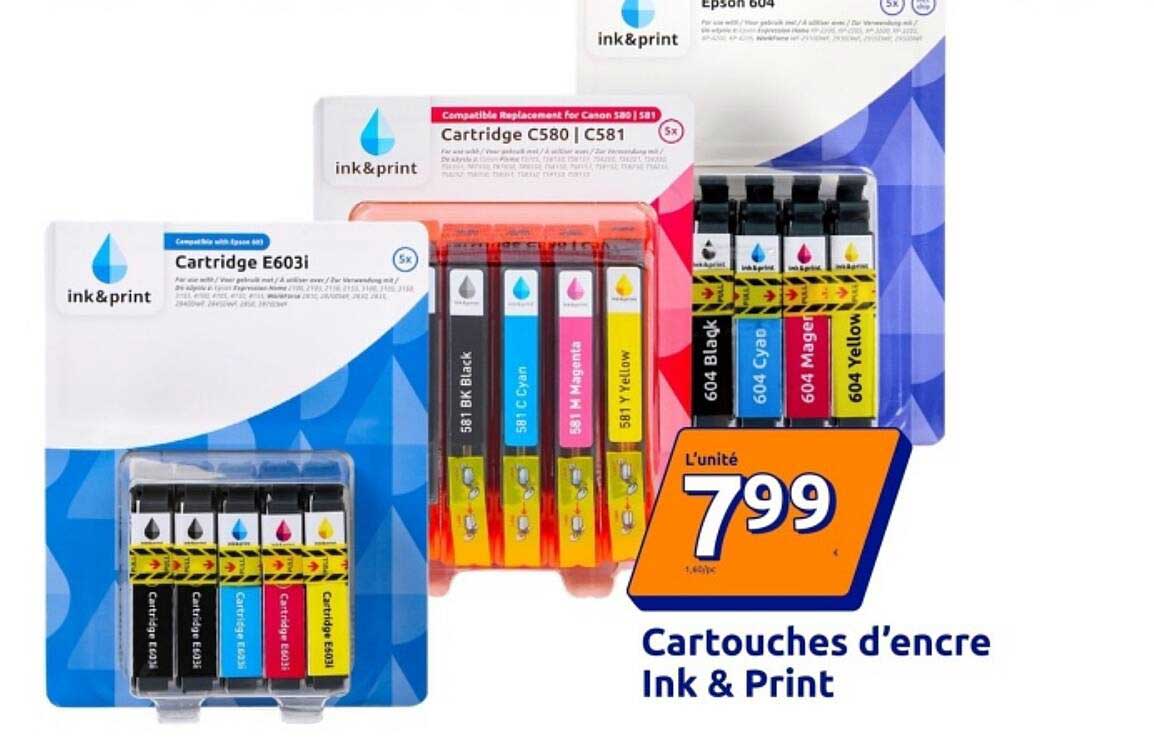 Cartouches d’encre Ink & Print