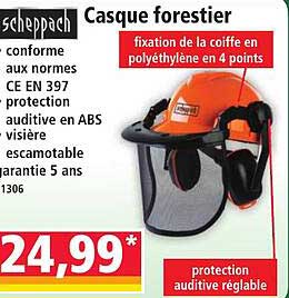 Casque forestier