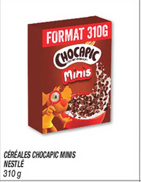 CÉRÉALES CHOCAPIC MINIS NESTLÉ 310 g