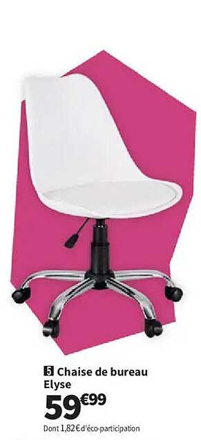 Chaise de bureau Elyse