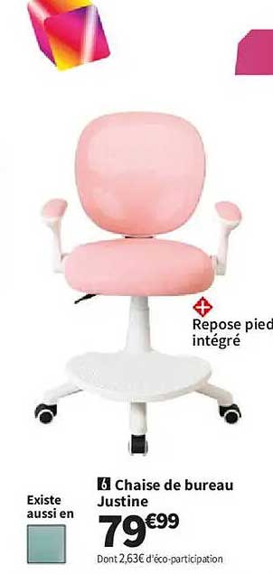 Chaise de bureau Justine