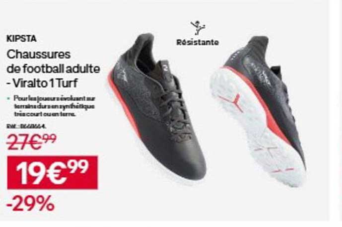 Chaussures de football adulte - Viralto 1 Turf